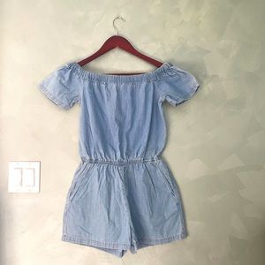 3x1 NYC xs cute denim romper